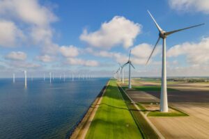 windmill turbines at sea generate green energy in the netherlands.jpg
